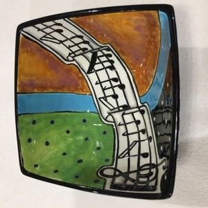 Rare Rhapsody Cafe Piano Bowl